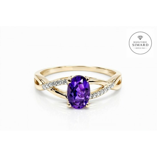 Bague à diamants