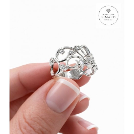 Bague à diamants 