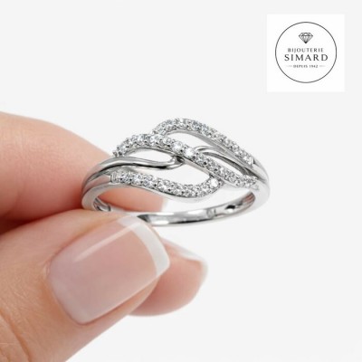 Bague à diamants 