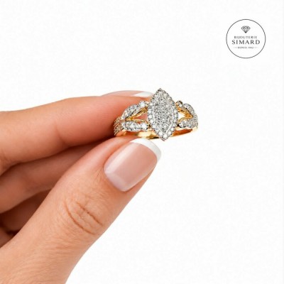 Bague à diamants 