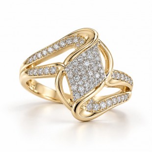 Bague à diamants 