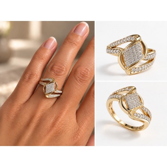 Bague à diamants 