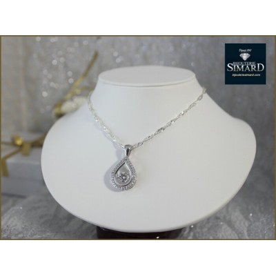 Chaine et pendentif en argent 925