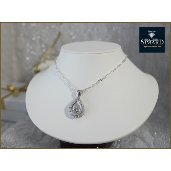 Chaine et pendentif en argent 925
