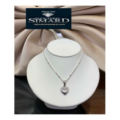 Pendentif et chaîne en argent 925