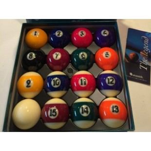 Ensemble de boules de billard de marque Aramith,...