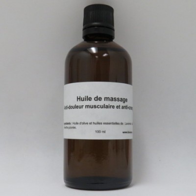 Huile de massage : Anti-douleur musculaire et...
