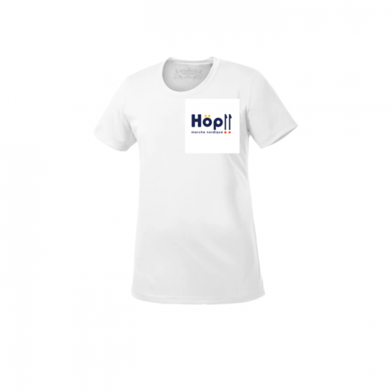  col rond femme  Blanc