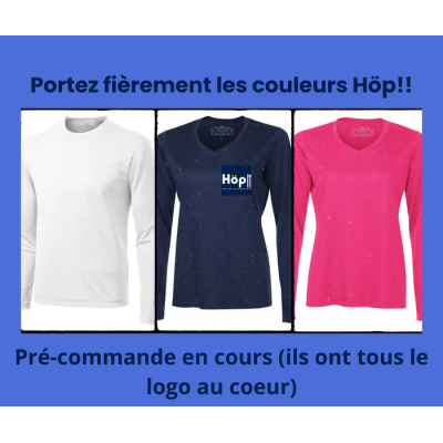 manches longues femmes - col en V