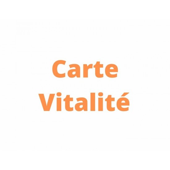 Carte Vitalité 6 séances - sans date d'expiration