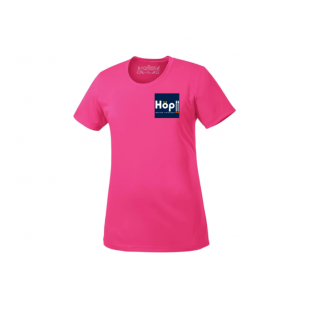T-shirt Rose pour Femmes, col rond