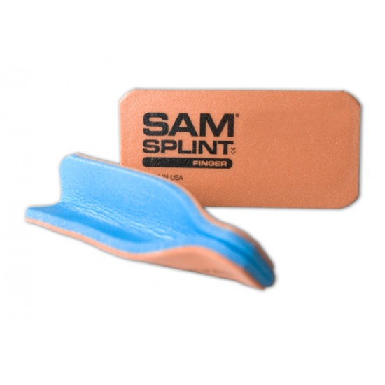 Attelle polyvalente SAM (SAM Splint) en mousse avec armature d'aluminium pour doigts