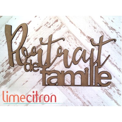 Chipboard -  Portrait de famille