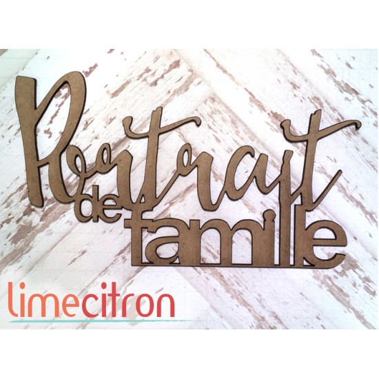 Chipboard -  Portrait de famille