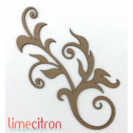 Chipboard -  Swirl no1