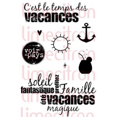 Temps des vacances - Étampe