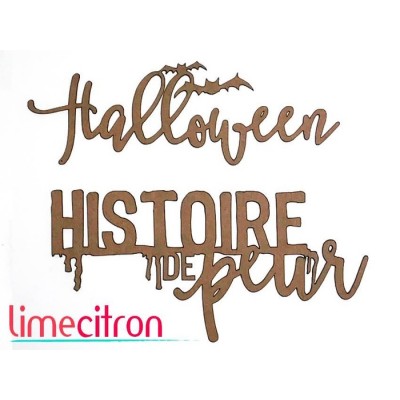 Chipboard -  Halloween & histoire