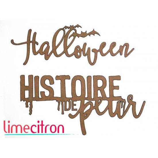 Chipboard -  Halloween & histoire