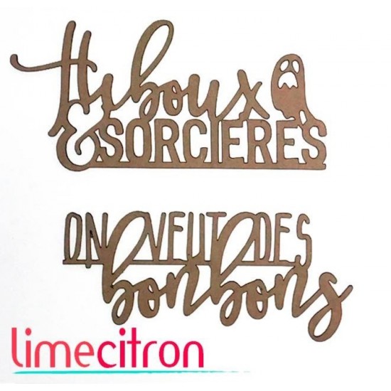 Chipboard -  Hiboux & bonbons