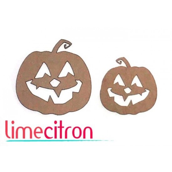 Chipboard -  Duo citrouilles
