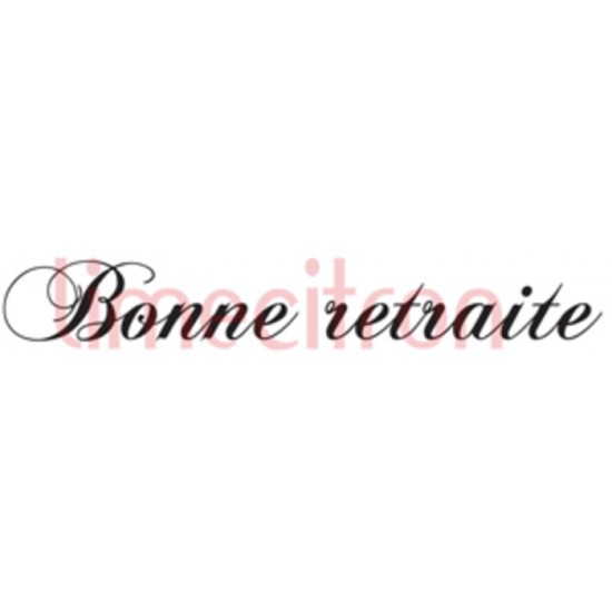 Bonne retraite - Étampe