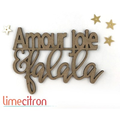 Chipboard - Amour Joie et Falala