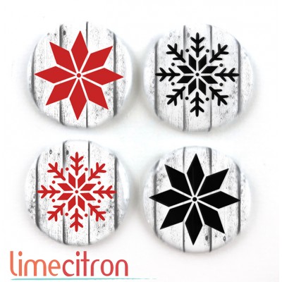 Flocons sur bois - 288