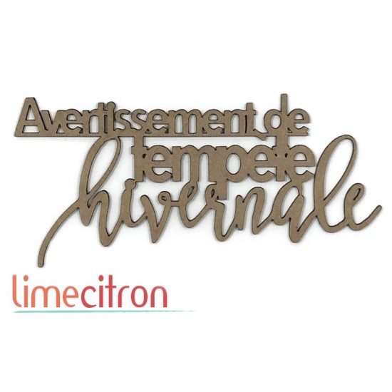  Chipboard -  Avertissement