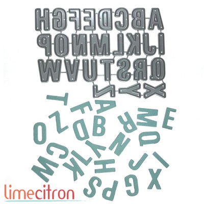 Matrice de découpe (die) - Alphabet