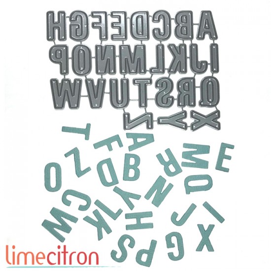 Matrice de découpe (die) - Alphabet