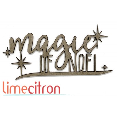 Chipboard - Magie de Noel