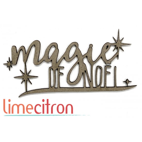 Chipboard - Magie de Noel