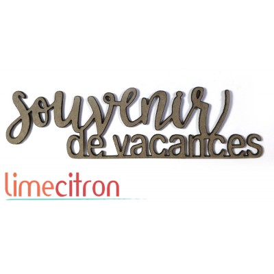  Chipboard -  Souvenir de vacances