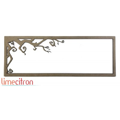 Chipboard - Cadre Slim card branches maléfiques
