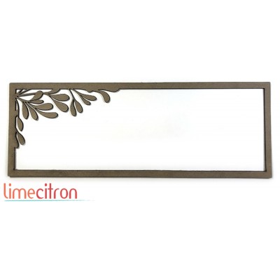 Chipboard - Cadre Slim card feuillage d'automne