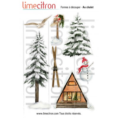 Feuilles de formes à découper - Au Chalet