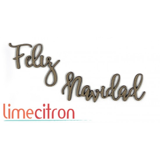 Chipboard - Feliz Navidad