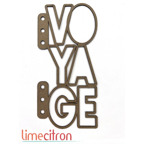 Chipboard - Voyage (contour) géant
