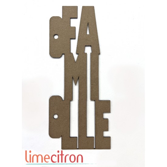 Chipboard - Famille géant