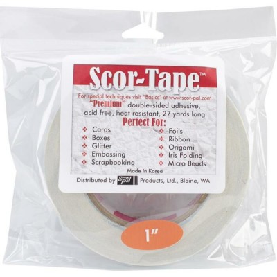 Scor-Tape - Ruban adhésif double face 1 po