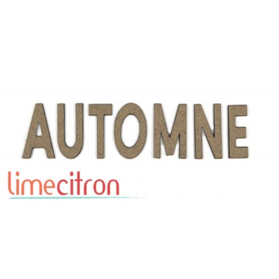  Chipboard -  Automne (lettres)