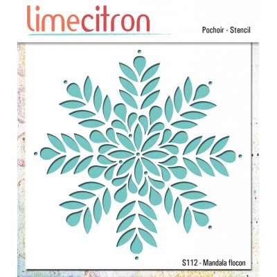Pochoir - Mandala Flocons