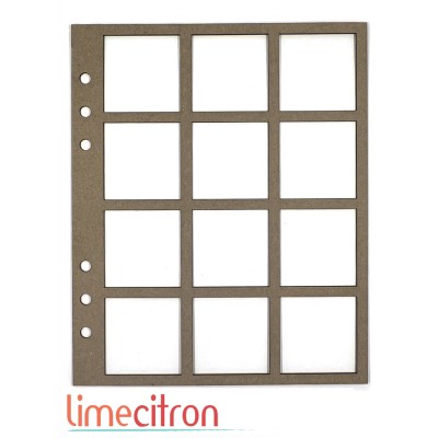  Chipboard -  Séparateur 12 cases