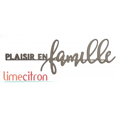  Chipboard -  Plaisir en famille