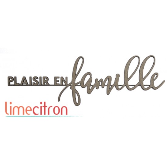  Chipboard -  Plaisir en famille