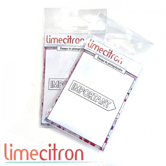 Mini étampes - Important