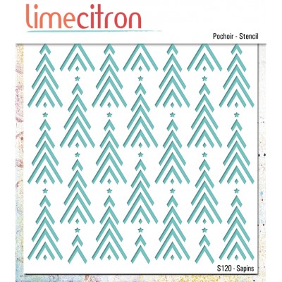 Stencil -  Sapins 