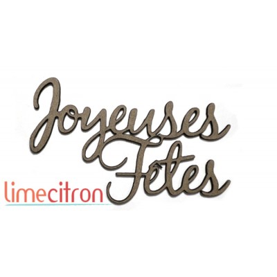  Chipboard -  Joyeuses fetes