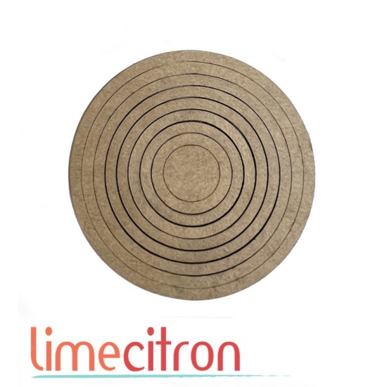  Chipboard -  7 Cercles