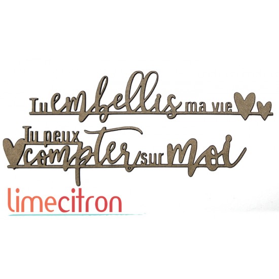  Chipboard -  Tu embellis